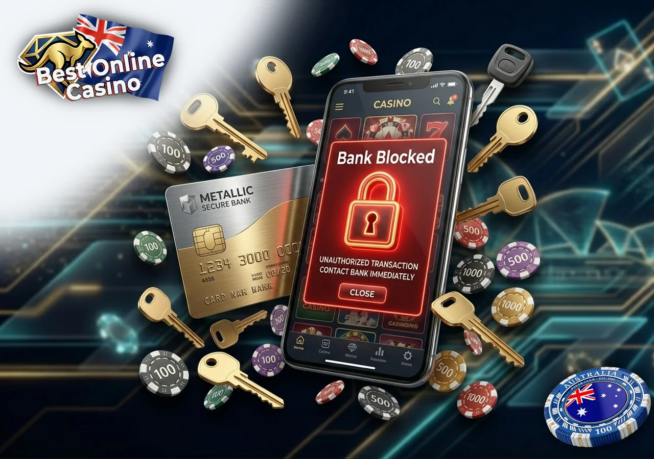 Information on Australian bank restrictions on online gambling transactions